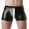 LEADER Short avec zip BRUT Noir-Blanc